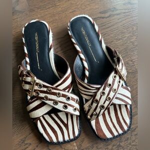 Zebra Sandals